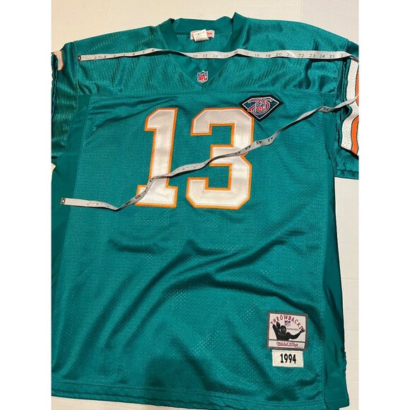 Mitchell & Ness men’s Dan Marino 1994 Throwback Miami Dolphins Jersey Size 54 - Picture 10 of 13